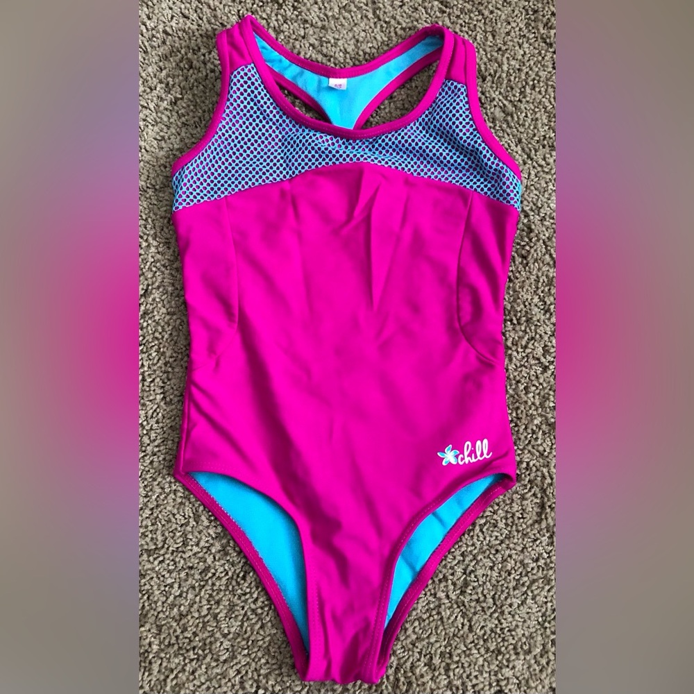 Chill Brand One Piece Bathing Suit Size 5/6